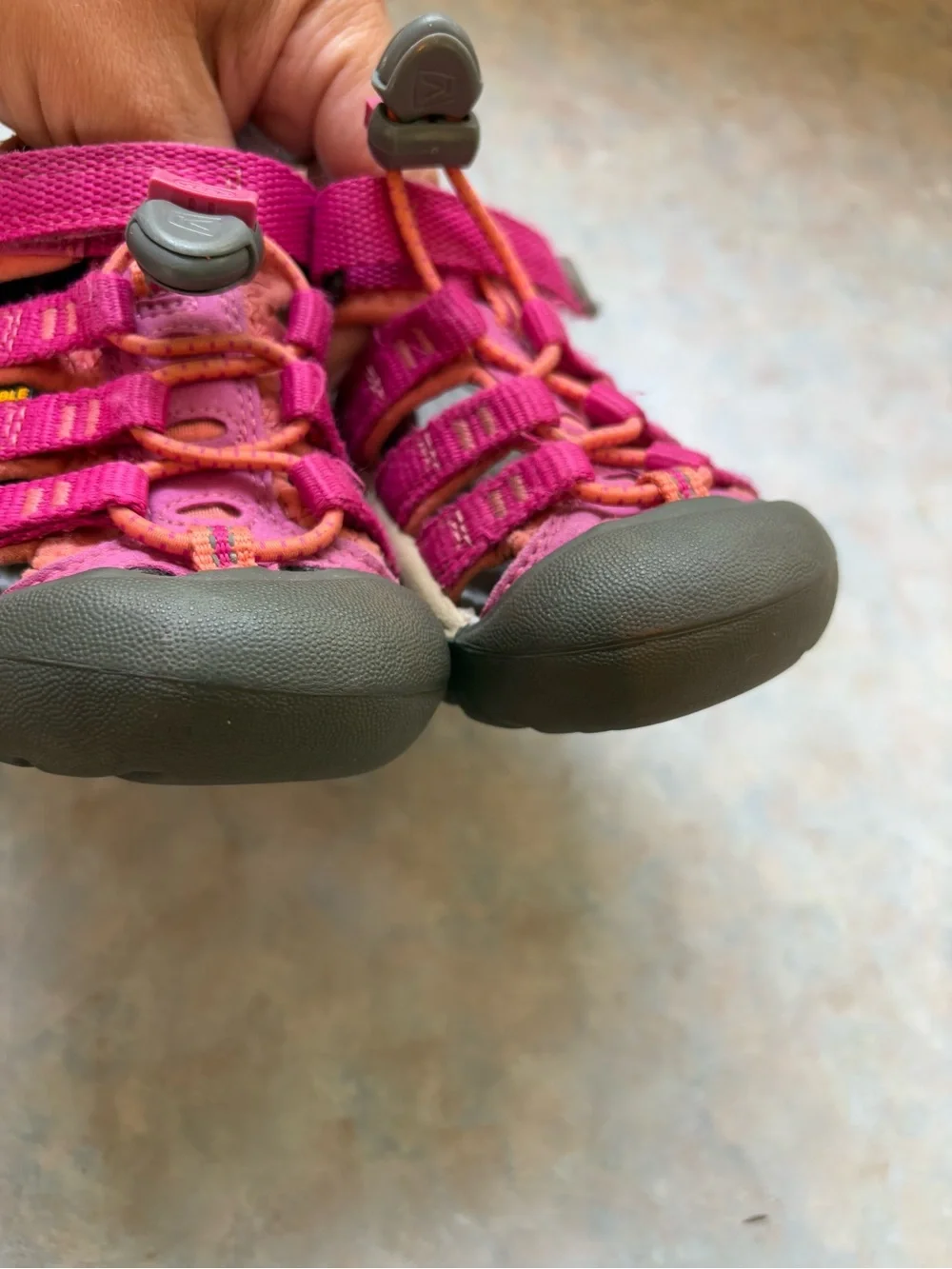 Keen Kids Pink and Orange Outdoor Sandals